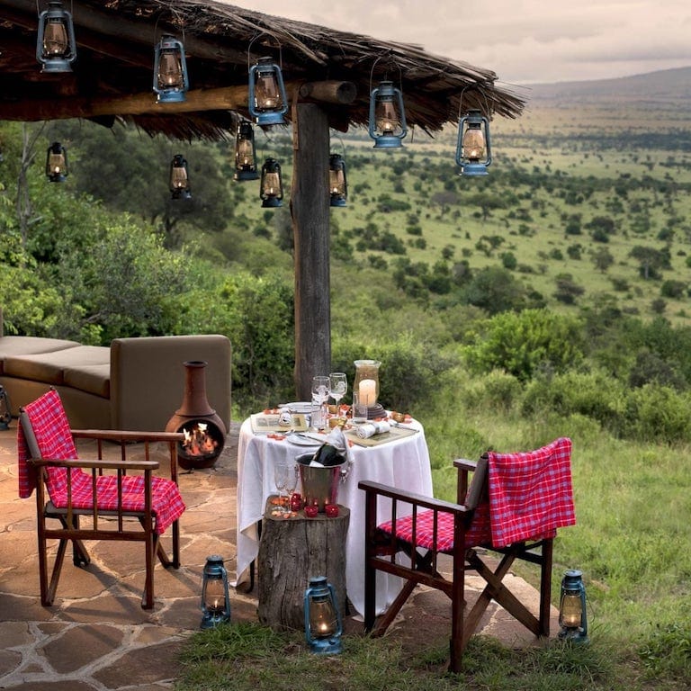 Kleins-camp-serengeti-romantic-dinner